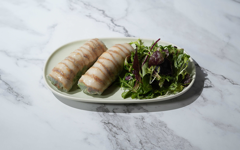 CRISPY CHICKEN & SWEET POTATO CAESAR HAND ROLL