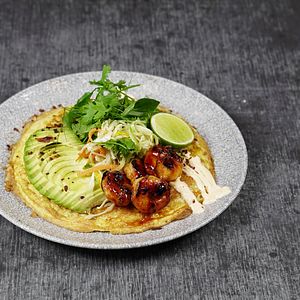 CRISPY RICE OMELETTE