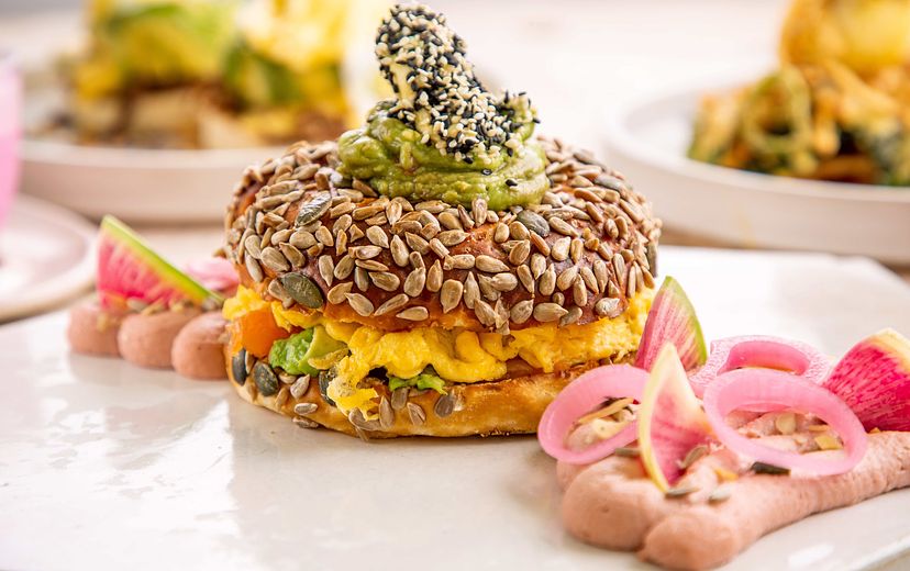 Salmon & Eggs Bagel
