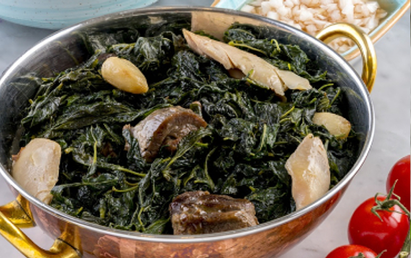 Mloukhieh Shamieh with Chicken