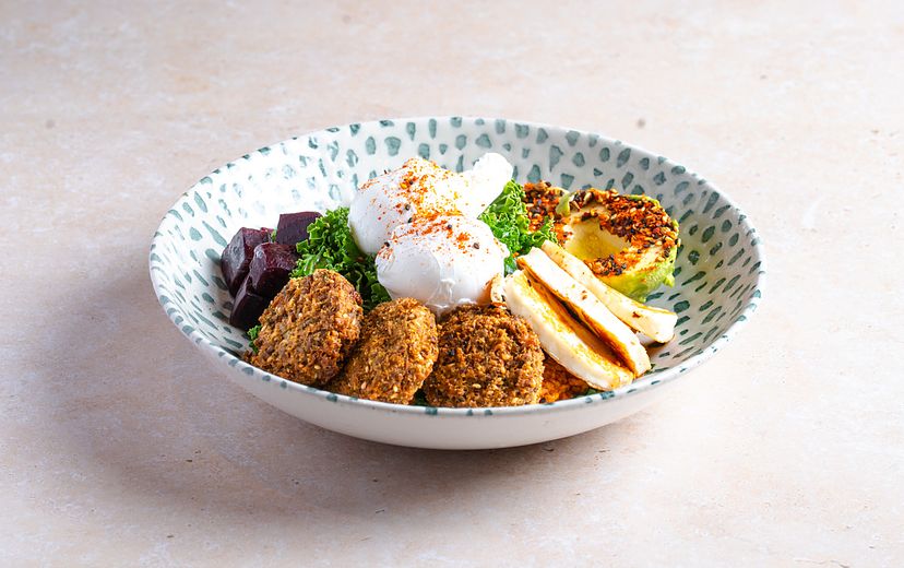 Green Falafel Breakfast Bowl