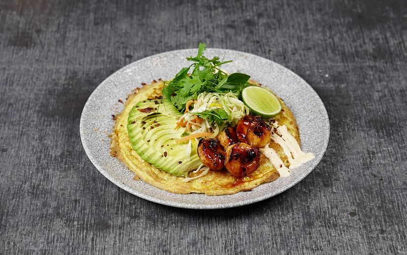 CRISPY RICE OMELETTE