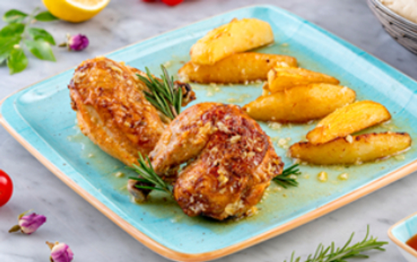 Oven Baked Chicken and Potatoes