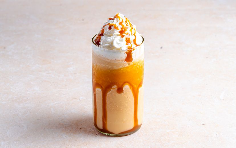 Salted Caramel & White Chocolate Frappe