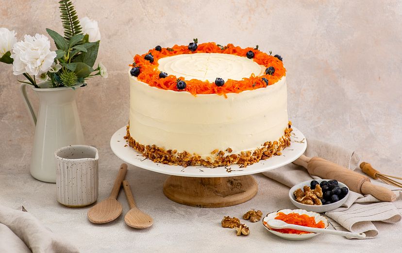Walnut Olive Oil Sultana Carrot Cake