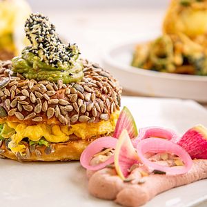 Salmon & Eggs Bagel