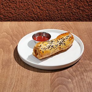 BRAISED APRICOT & BEEF SAUSAGE ROLL