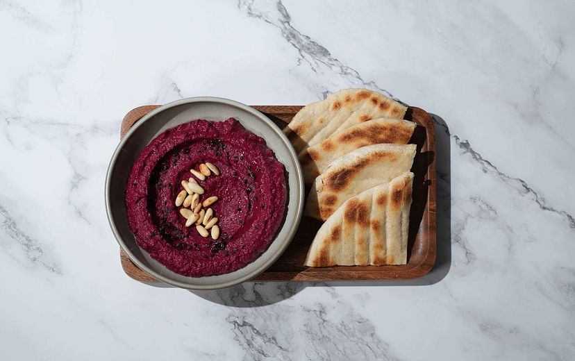 BEET HUMMUS DIP