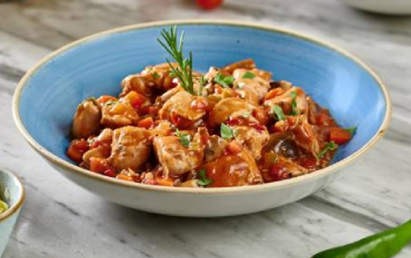 Chicken with Mushrooms and Vegetables