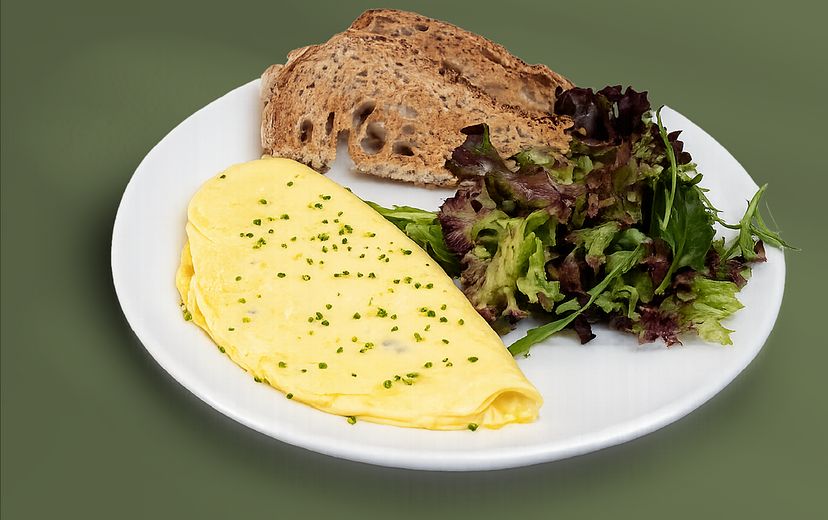 Folded Cheese Omelette 