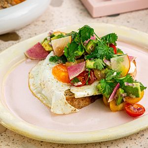 Eggs on toast