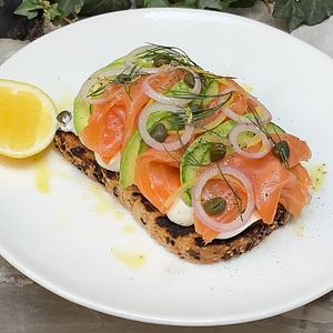 SMOKED SALMON RICOTTA ON TOAST