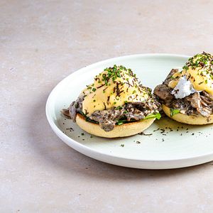 Mushroom &  Truffle Benedict