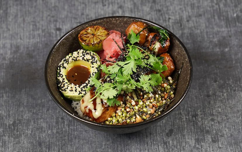 MISO GLAZED SALMON BOWL