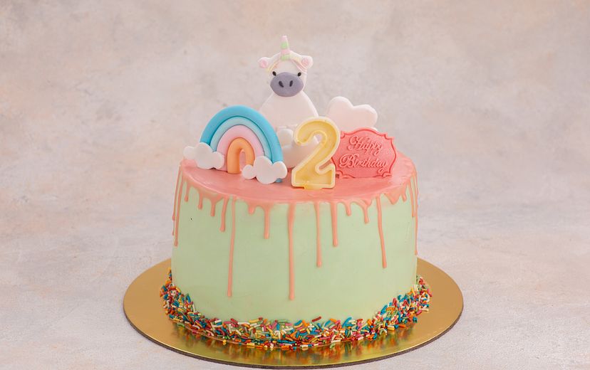 Rainbow & Sprinkles Birthday Cake (20CM)