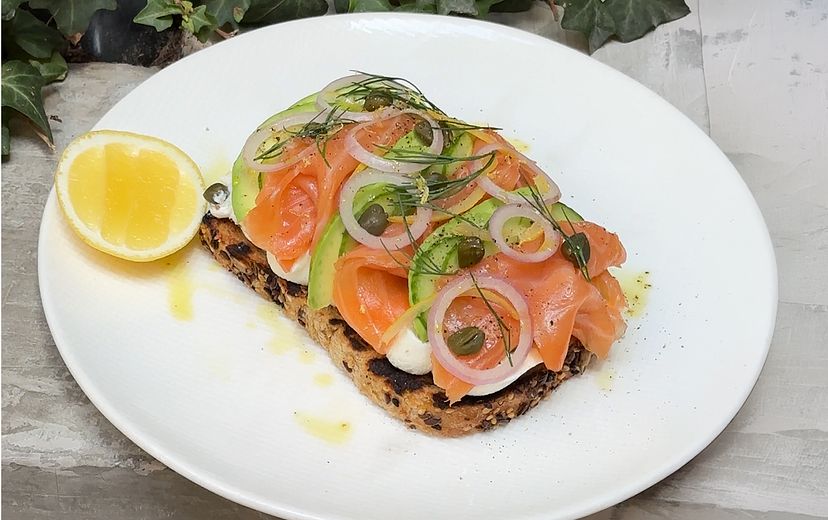 SMOKED SALMON RICOTTA ON TOAST