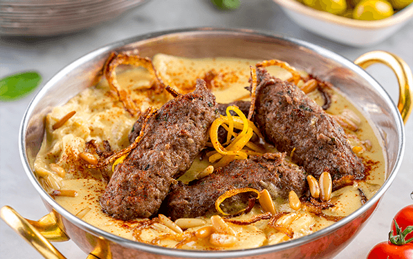 Kebab with Orange and Tahini