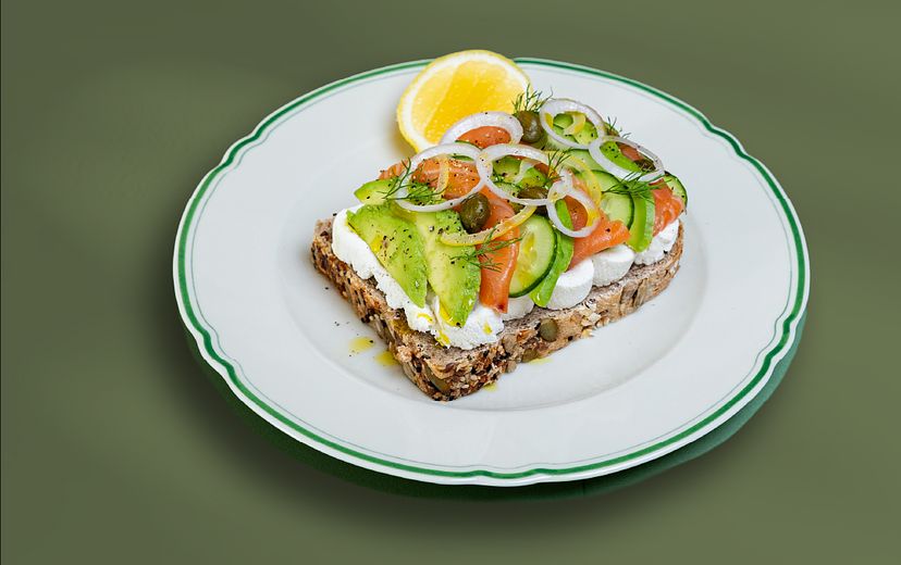 Salmon & Ricotta Tartine